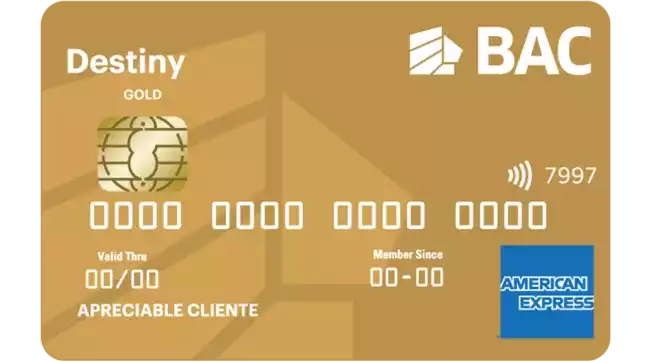 Tarjeta AMEX Destiny Gold