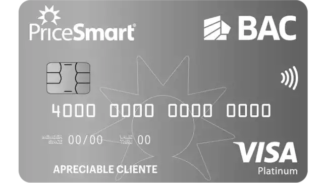 Tarjeta Visa Pricesmart Platinum