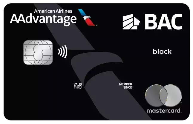 AADVANTAGE MASTERCARD BLACK BAC