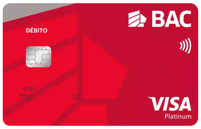 Tarjeta Visa débito platino