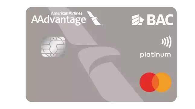  Tarjeta BAC/AAdvantage Mastercard Platinum