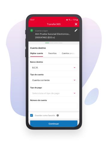Guardar cuentas favoritas de transfer365 en El Salvador.jpg