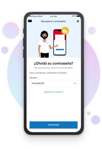 Olvidé mi contraseña