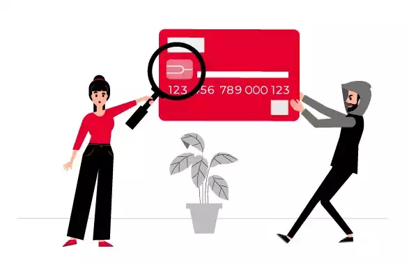 Ilustración de estafa en tu tarjeta